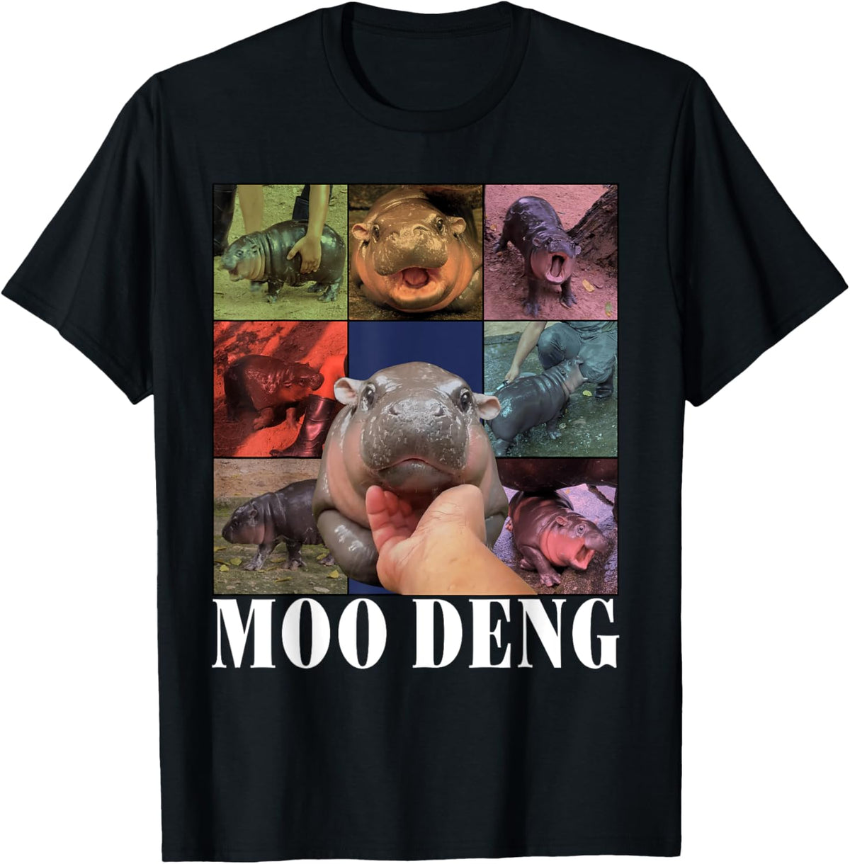 Funny Moo-Deng Baby Pygmy Hippo Cute Zoo For Family