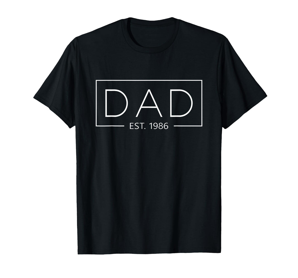 Dad 1986 Father Since 1986 Dad Est 1986 T-Shirt