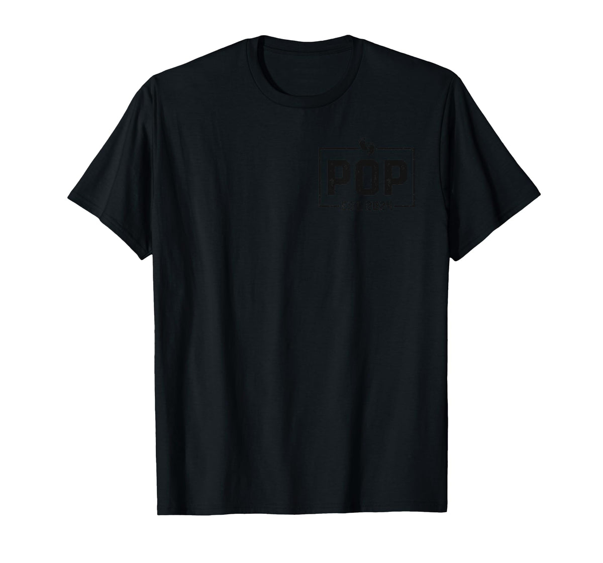 Pop Est. 2024 Pop 2024 Logo New Dad Fathers Day T-Shirt