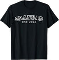 Promoted To Grandad 2026 Grandpa To Be First time Grandpa T-Shirt