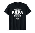 Promoted To Papa Again 2025 Funny Pregnancy Announcement T-Shirt