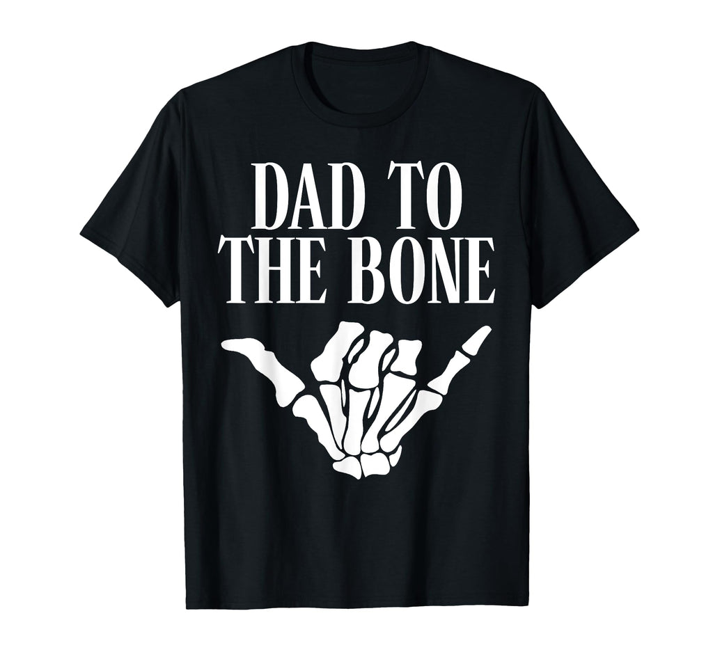 Dad To The Bone Gothic Halloween Family Matching T-Shirt