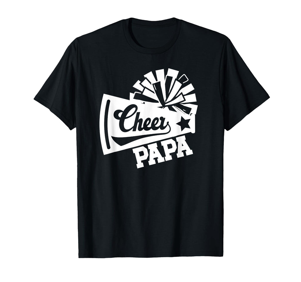 Cheer Papa Of A Cheerleader Papa Cheerleading Papa T-Shirt