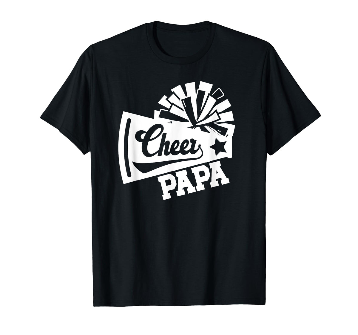 Cheer Papa Of A Cheerleader Papa Cheerleading Papa T-Shirt