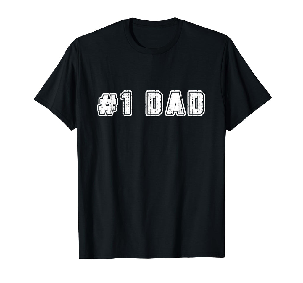 #1 Dad Best Dad Father's Day Number One Dad Father Matching T-Shirt