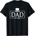 Dad Est. 2025 Logo Father 2025 loading New Dad 2025 T-Shirt
