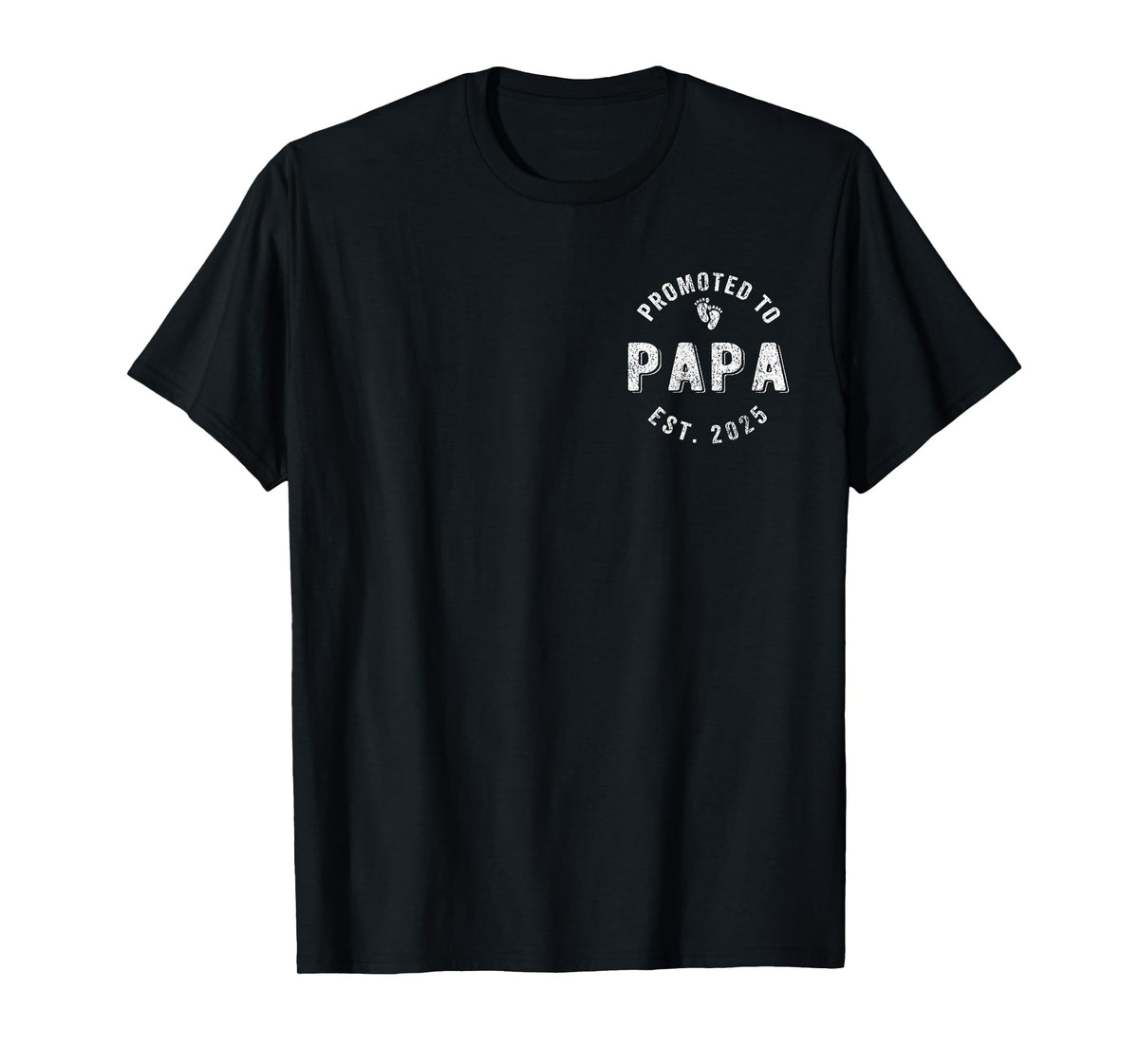 Promoted To Papa Est. 2025 First Time Grandpa T-Shirt