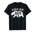 Bonus Papa Bear Best Stepfather Ever Step Son Stepdad Themed T-Shirt