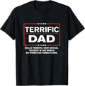 Terrific Dad - Funny Donald Trump Fathers Day T-Shirt