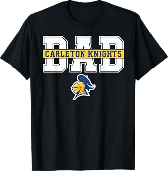 Carleton College Dad Father Arch Vintage Design Men T-Shirt