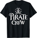 Pirate Crew Funny Halloween Costume Dad Mom Boys Girls T-Shirt