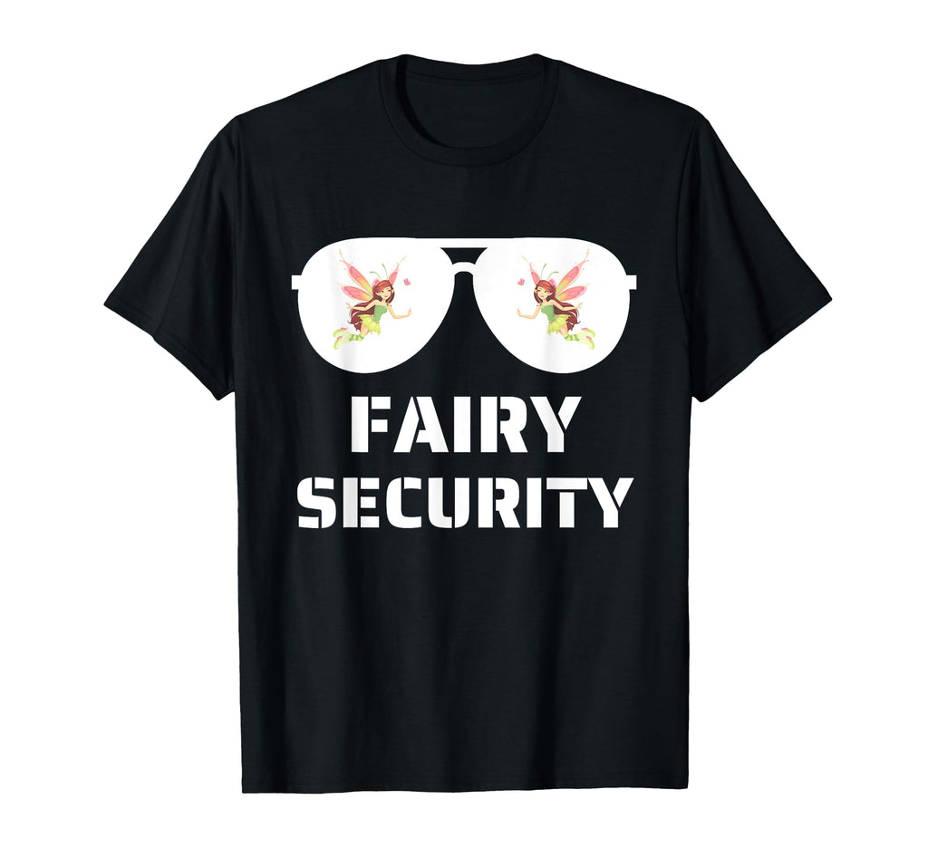 Halloween Dad Mom Daughter Adult Costume Fairy Security T-Shirt