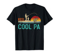 Mens Reel Cool Pa Vintage Retro Fishing Father's Day T-Shirt