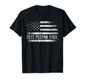 Best Peepaw Ever American Flag Gifts Peepaw Father's Day T-Shirt