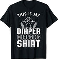 Mens First Time Father Mask Funny Expecting Dad Gift From Wife T-Shirt
