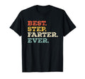 Best Stepdad Funny Retro Stepfather Farter Joke T-Shirt