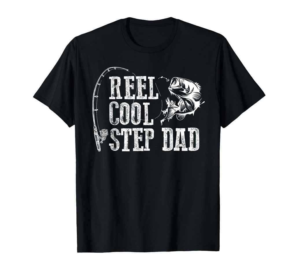 Stepfather Fishing: Roll Cool Stepfather Gift T-Shirt
