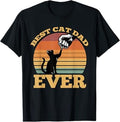 Best Cat Dad Ever Fathers Day Kitten Lover Feline Owner Papa T-Shirt