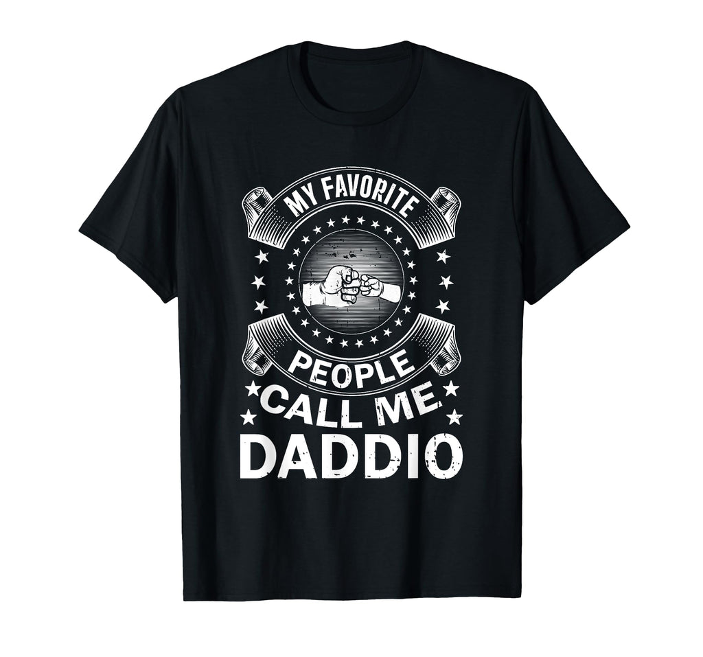 My Favorite People Call Me Daddio Vintage Men Father's Day T-Shirt