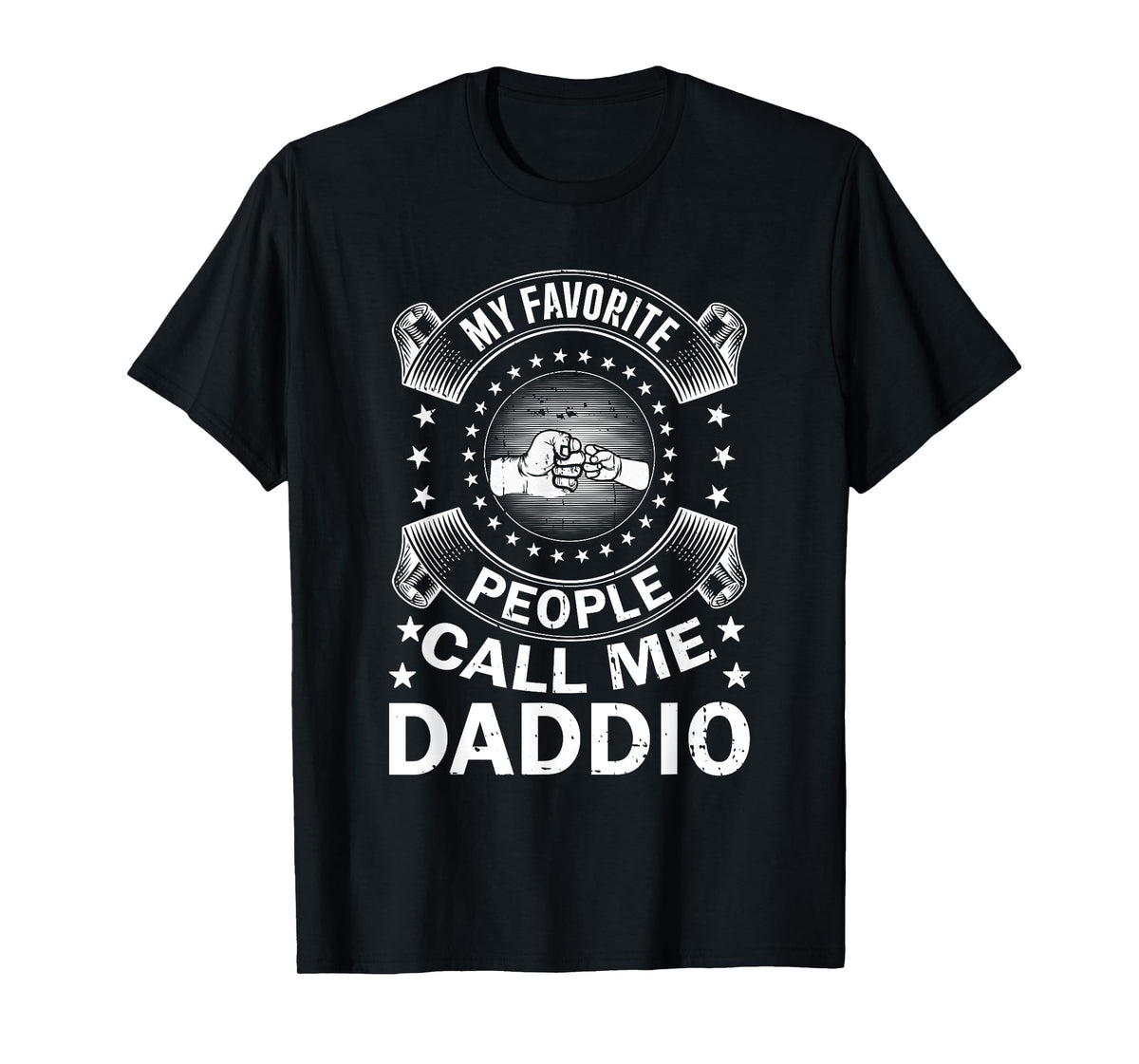 My Favorite People Call Me Daddio Vintage Men Father's Day T-Shirt