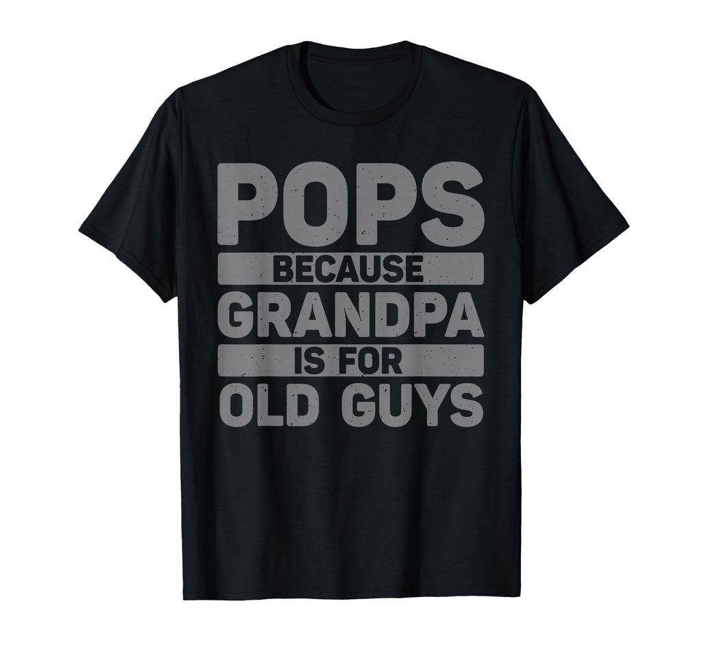 Pops Design For Grandpa From Grandkids Father's Day Pops T-Shirt