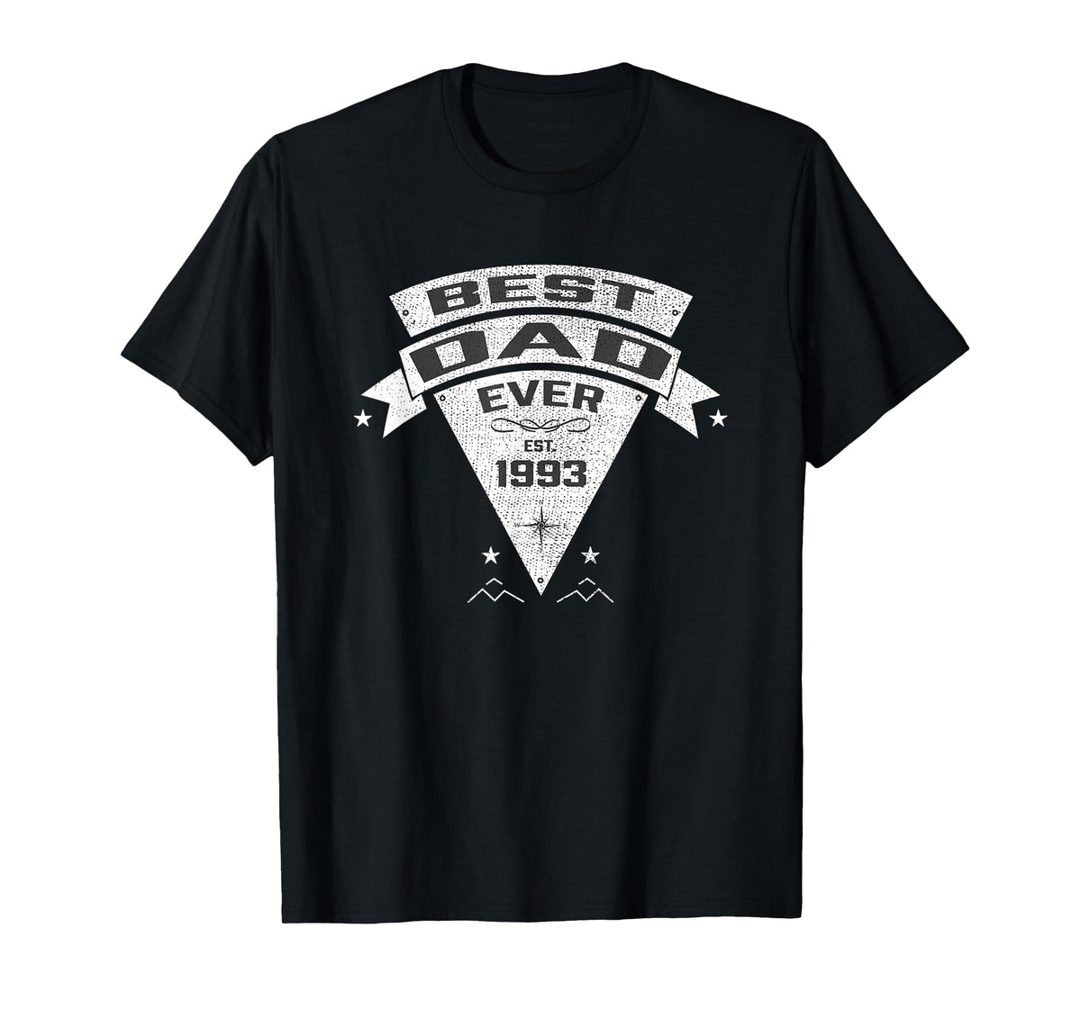 Mens Best Dad Ever Est. 1993 Established Father & Daddy T-Shirt