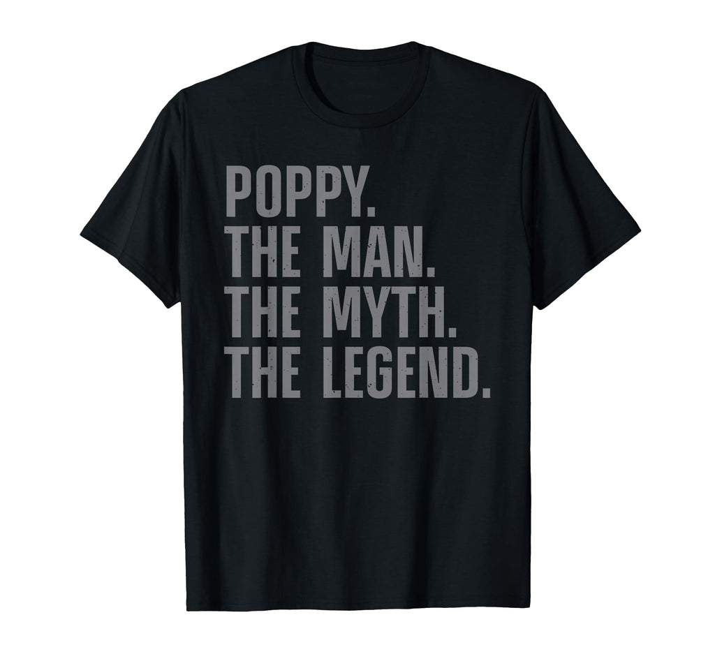 Poppy Design For Grandpa Grandfather From Grandkids Poppy T-Shirt