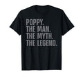 Poppy Design For Grandpa Grandfather From Grandkids Poppy T-Shirt