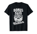 Bonus Dads With Beards - Fatherhood Stepdad Stepfather Uncle T-Shirt