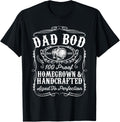 Dad Bod Funny Whiskey Bourbon Lover Fathers Day Gift For Dad T-Shirt