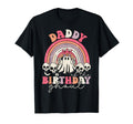 Daddy Of The Birthday Ghoul Rainbow Ghost Halloween Bday T-Shirt