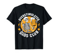 Groovy Overstimulated Dads Club Fathers Day Funny Trendy Dad T-Shirt