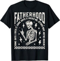 Fatherhood Some Days I Rock It Skeleton Dad Tour Fathers Day T-Shirt