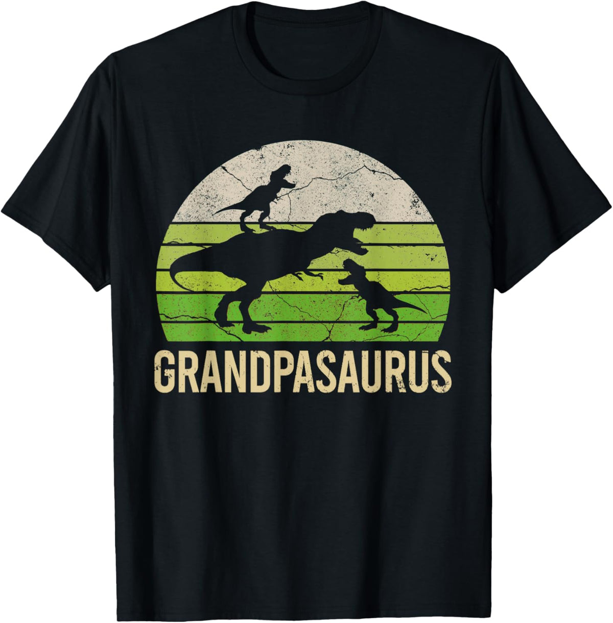 funny Grandpa dinosaur grandson Men Gift tee For Fathers Day T-Shirt