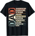 Vintage Funny Definition of Dad Retro Meme Joke Father's Day T-Shirt