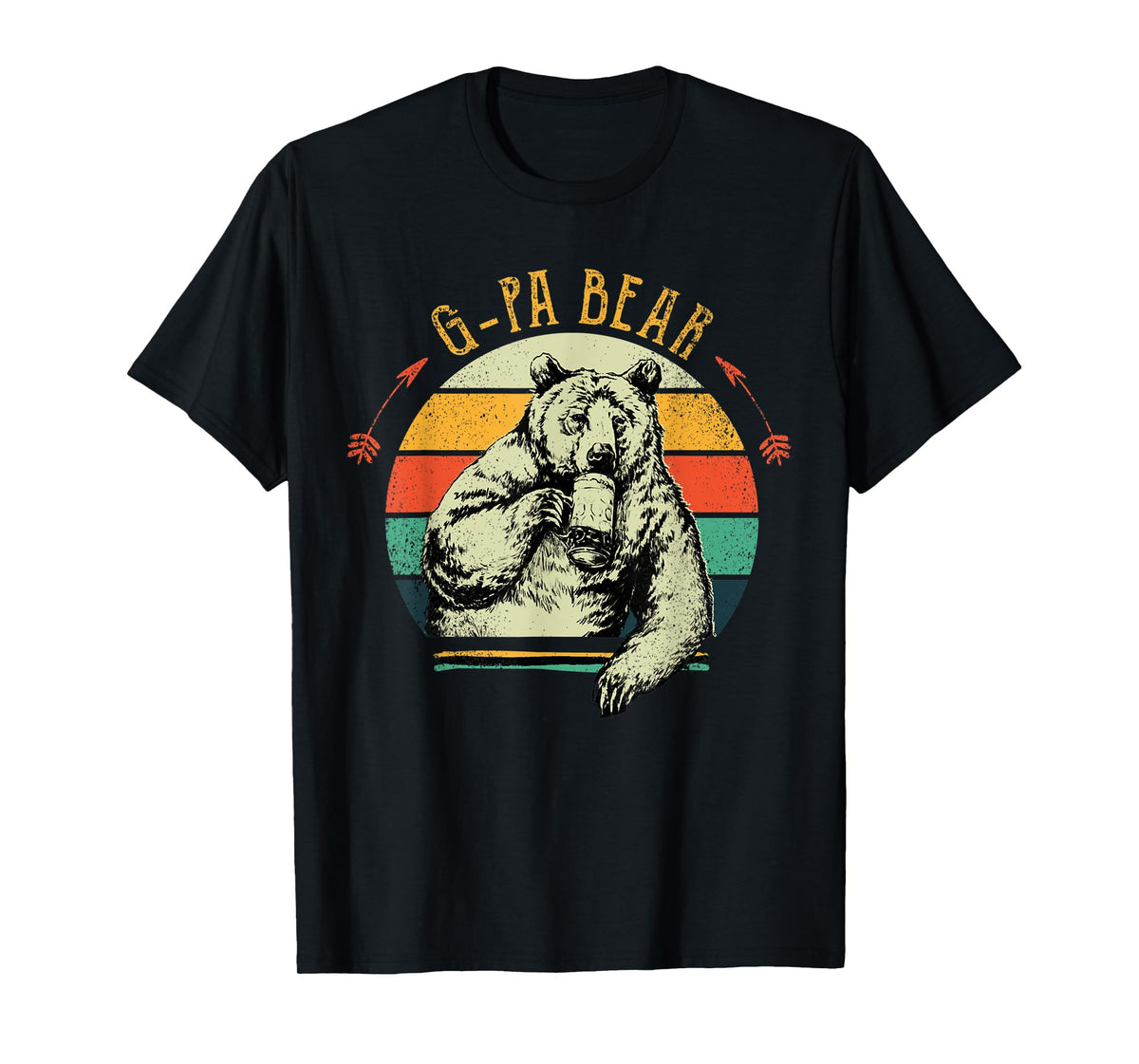 Vintage G-Pa Bear Shirt Funny Fathers Day T-Shirt