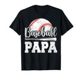 Baseball Papa Baseball Player Game Day Father's Day T-Shirt