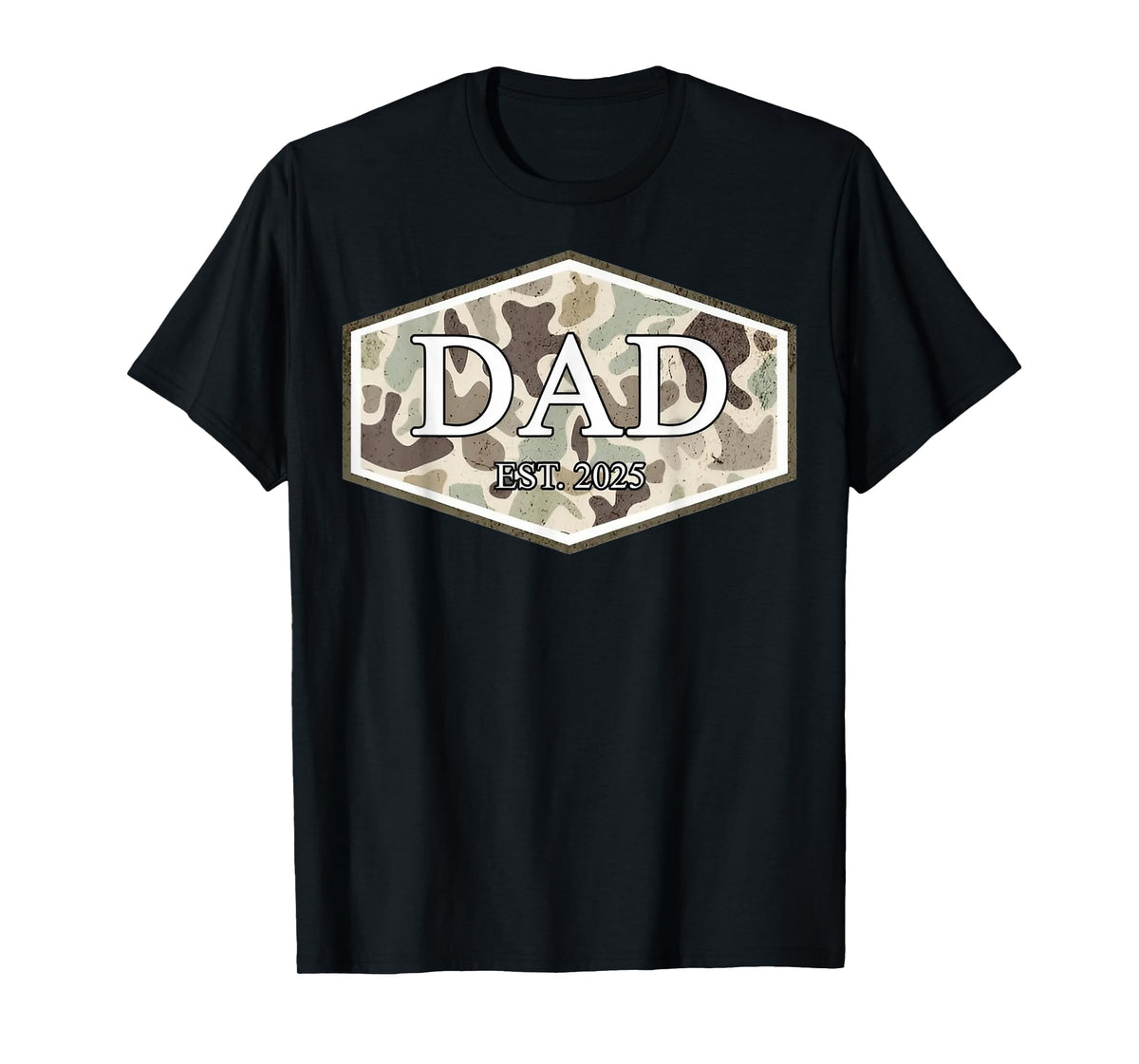 Camo Dad, Retro Camouflage Daddy Father's Day T-Shirt