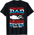 Scuba Diving Dad Father's Day Scuba Diver Funny T-Shirt