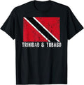Trinidad And Tobago Distressed Caribbean Men Women Kids T-Shirt