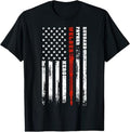 Welder gift Husband Father Welder hero American flag Women Men T-Shirt