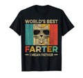 Worlds Best Farter I Mean Father Mens Fathers Day Dog Dad T-Shirt