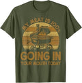 BBQ My Meat Is 100% Going In Your Mouth Today Funny Chef Dad T-Shirt