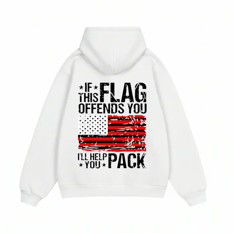 Men's Patriotic American Flag Graphic T-Shirt