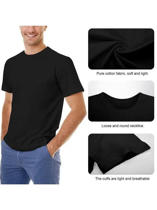 Expressive Doll Face Meme T-Shirt for Men and Women Four Seasons Cotton Casual Round Neck Short Sleeve Outdoor Style
