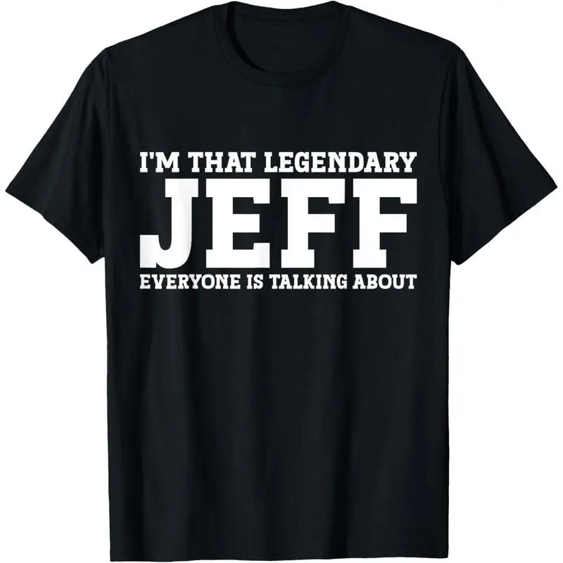 Jeff Personal Name First Name Funny Jeff T-Shirt,Unisex,Made in USA.