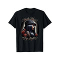 Mens Cotton TShirt Featuring Smile Now Cry Later Chicana Payasa Tattoo Chicano Artwork