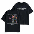 Gods Plan Butterfly Graphic Tee Unisex Streetwear Short Sleeve Crewneck Cotton Blend Casual Summer Outfit Gift For Faith Style Lovers