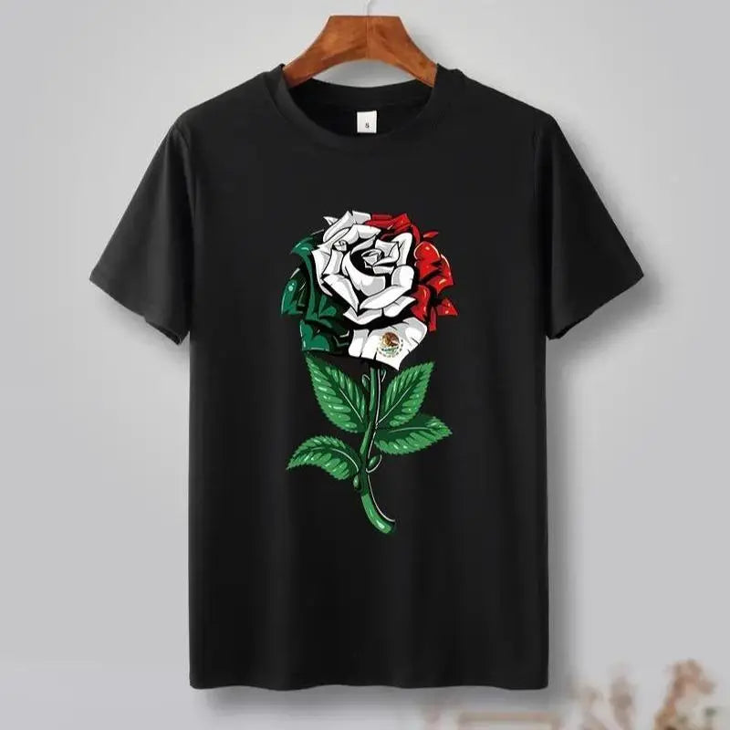Graphic print, short sleeve t-shirt, women's clothing, graphic t-shirt, suitable for women's spring summer autumn, daily wear short sleeve tops
