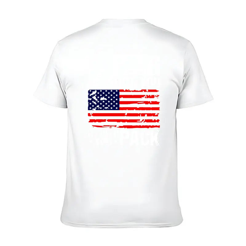 Men's Patriotic American Flag Graphic T-Shirt